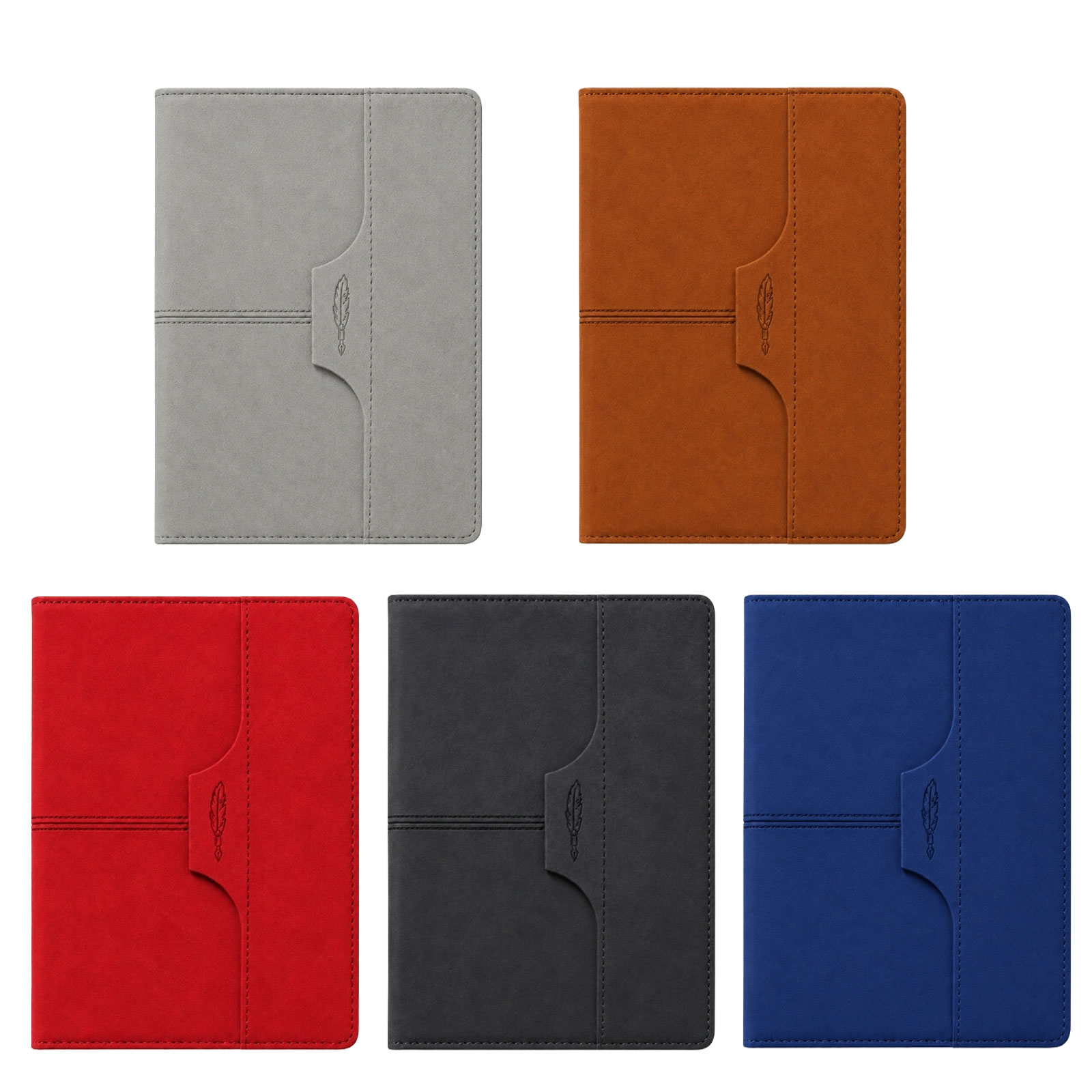 ATAKULE GRİ TARİHSİZ DEFTER (15X21 CM)