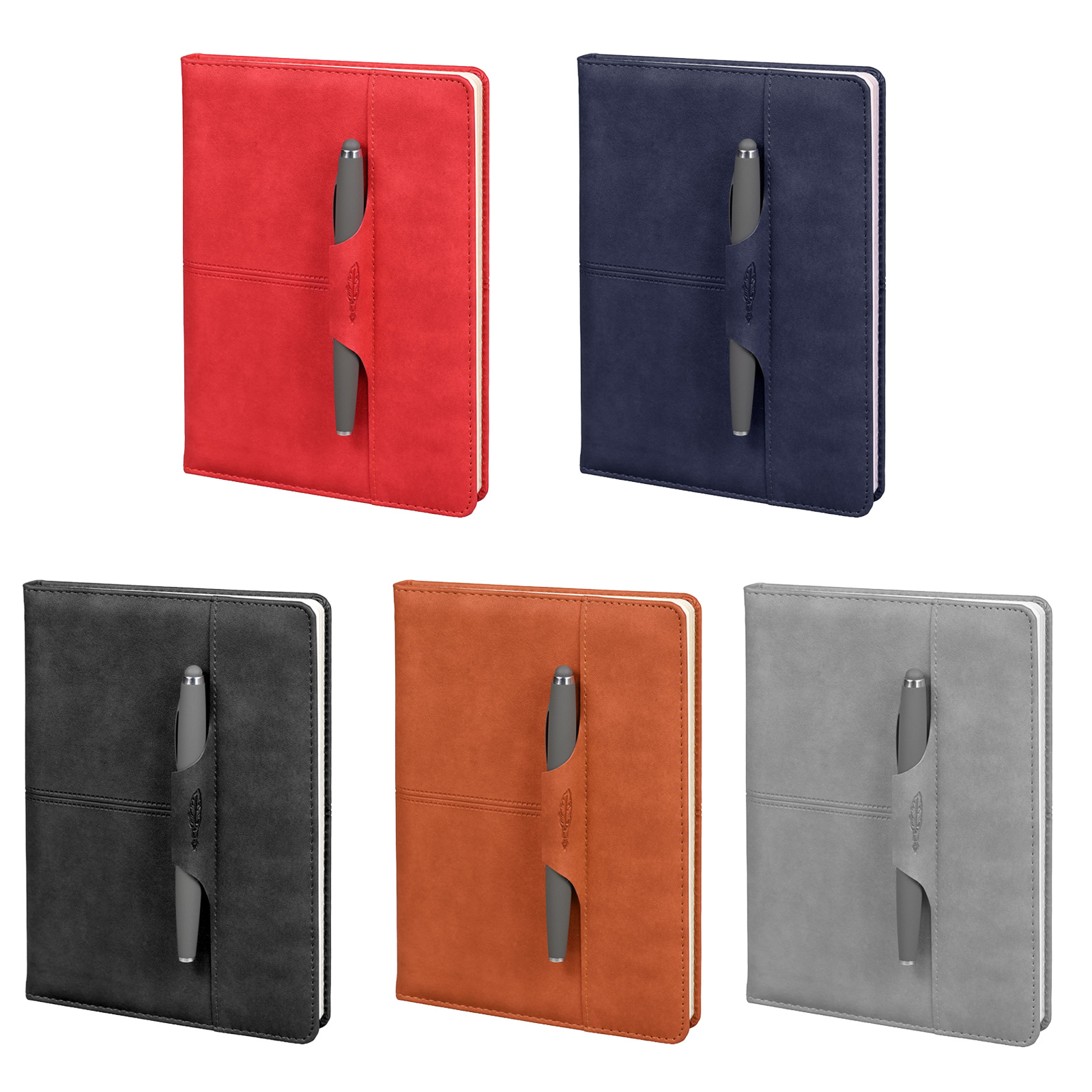 ATAKULE KIRMIZI TARİHSİZ DEFTER (15X21 CM)